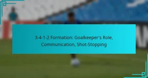3-4-1-2 Formation: Goalkeeper’s Role, Communication, Shot-Stopping