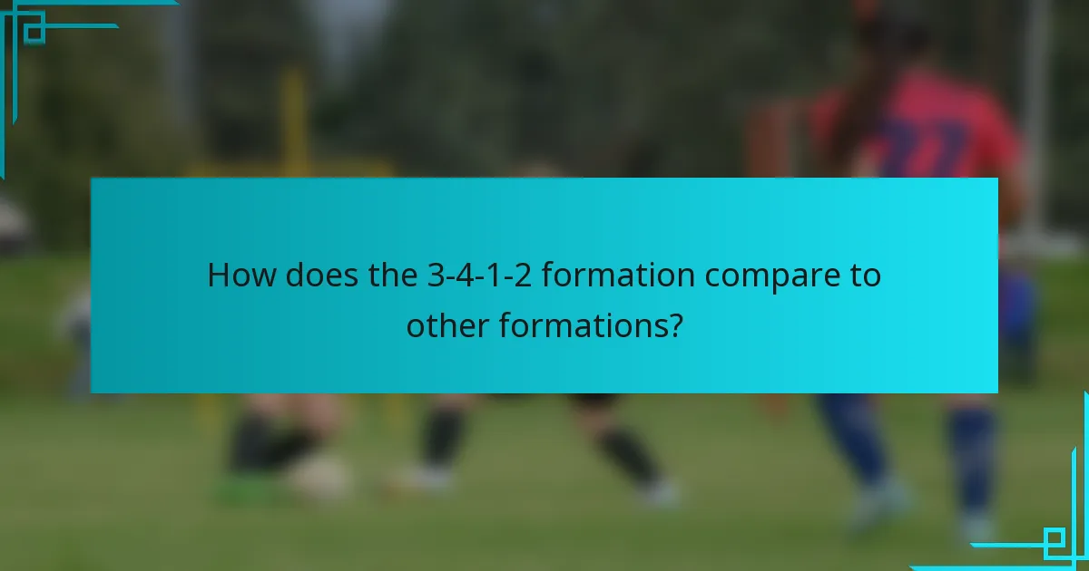 How does the 3-4-1-2 formation compare to other formations?